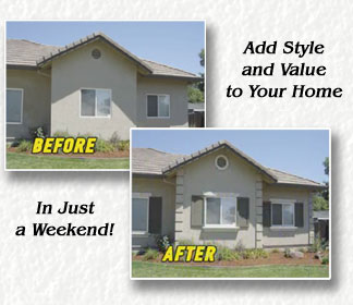 Stucco, Curb Appeal, exterior window trim