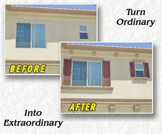 Stucco, Curb Appeal, exterior window trim